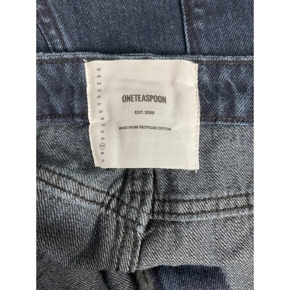 One Teaspoon The One Fox Black Denim Cut Off Shorts NWT Size 34 - Picture 7 of 9